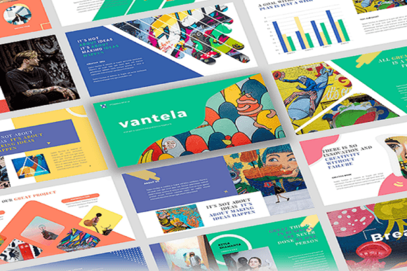Download Vantela - Pop Art &amp; Grafitti GoogleSlide - Art Collection