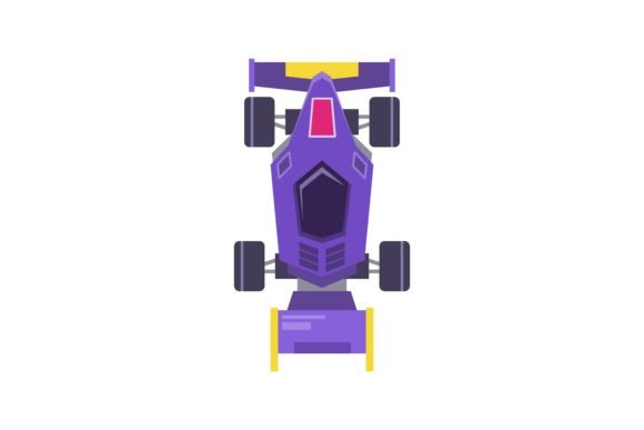 Download Top View of Race Car. Automobile for for - Premium Bundle
