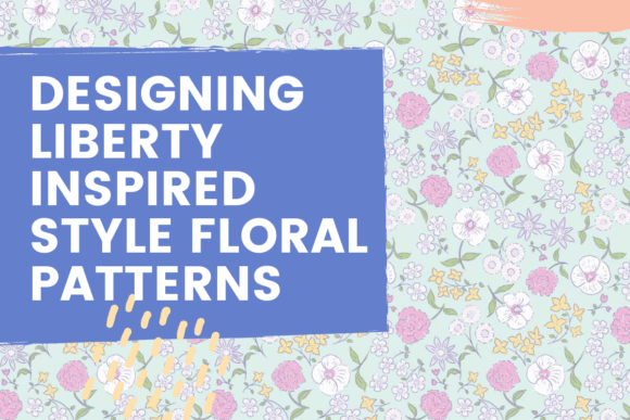 Download Designing Liberty Inspired Style Floral Patterns - Red Collection