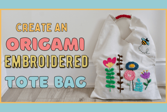 Download Make Your Own Embroidered Origami Style Tote Bag - Red Collection