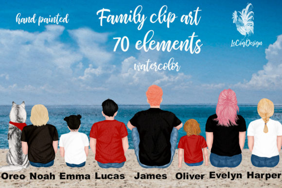 Download Family Cliart, People Sitting, Siblings - Art Collection