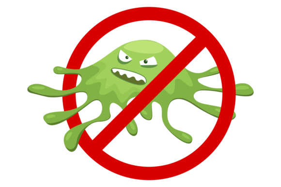 Download Antibacterial Sign. Cartoon Infection St - Art Collection
