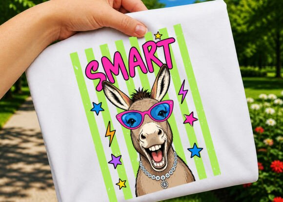 Download Smart Donkey Funny Humor Shirt Design - Art Collection