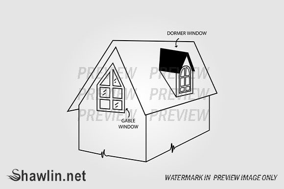 Download Diagram of Dormer and Gable Window - Diagram Collection
