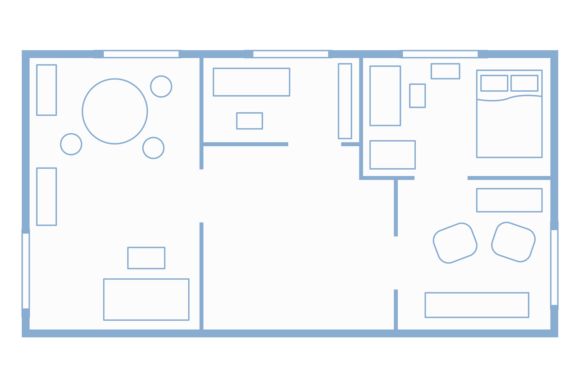 Download House Plan. Apartment Scheme. Room Inter - Art Collection