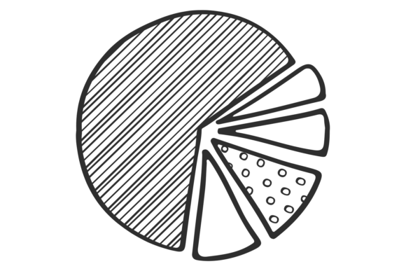 Download Pie Chart Doodle. Data Distribution Info - Art Collection