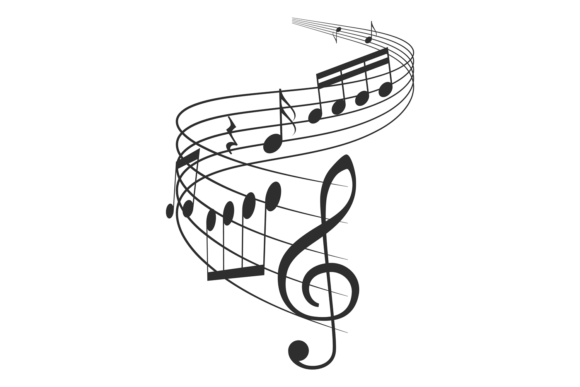 Download Classical Music Symbol. Note Bearer Curv - Classic Collection