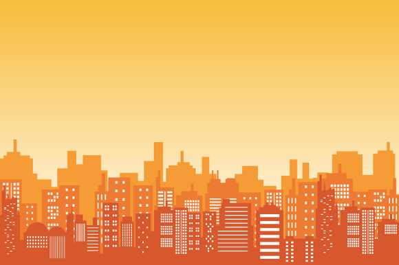 Download Silhouette of Apartment Building in City - Art Collection
