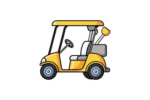 Download Golf Cart Vehicle Clipart PNG - Art Collection