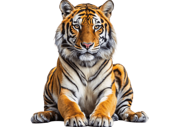 Download Cute Tiger 3d Animated Cartoon - Art Collection