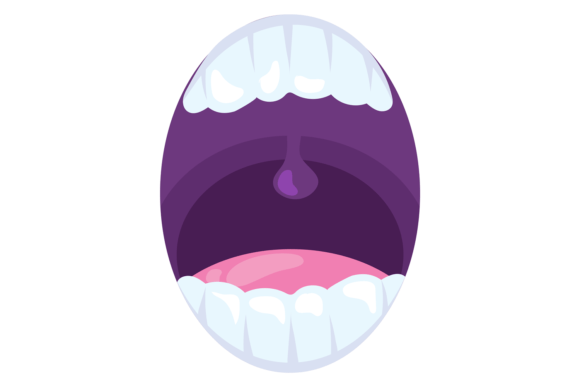 Download Wide Open Teeth. Screaming Mouth Cartoon - Art Collection