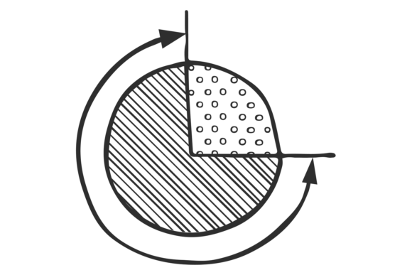 Download Radial Chart Doodle. Sunburst Diagram Fo - Art Collection