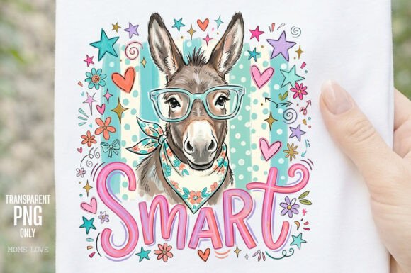 Download Smart Donkey PNG - Art Collection