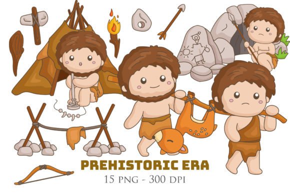 Download Ancient Human Prehistoric Era Clipart - Art Collection