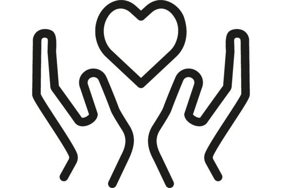 Download Heart Disease Prevention Line Icon. Hand - Art Collection
