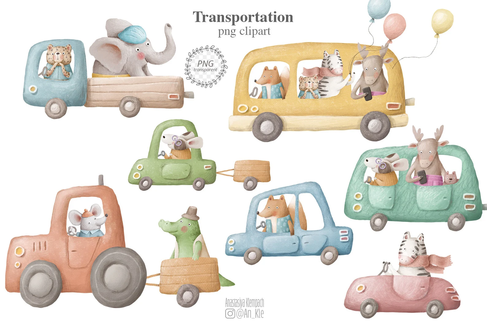 Download Transportation Clipart for Kids - Art Collection