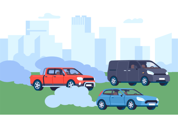 Download Automobile Air Pollution. Exhaust Gases - Automobile Collection