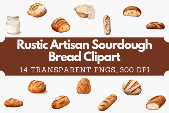 Download Rustic Artisan Sourdough Bread Clipart - Art Collection
